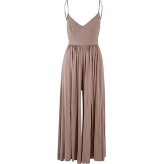 URBAN CLASSICS Damen Jumpsuit Ladies Modal Spaghetti Jumpsuit duskrose S - S