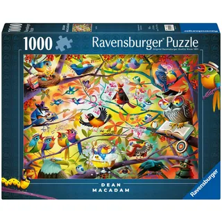 Ravensburger Erwachsenenpuzzle 1000 Teile - Dean MacAdam: Fleißige Vögelchen