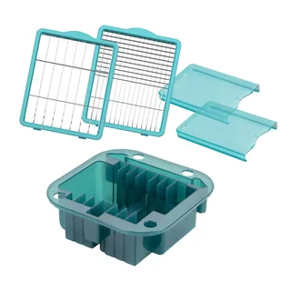 Genius Nicer Dicer Chef Professional Gemüseschneider 5-tlg. Türkis