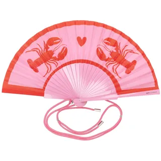 Giftcompany Fififan Fächer Hummer pink/rot 23cm