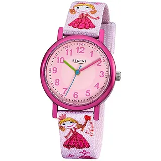 Regent F 949 Kinderuhr für Mädchen - Rosa