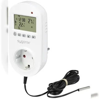 Sygonix SY-5372566 Universalthermostat Zwischenstecker Wochenprogramm 1 St.