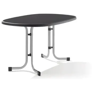 graphit/schieferdekor anthrazit oval