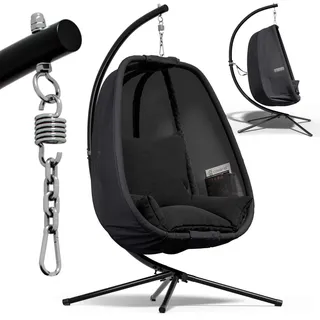 CASARIA Hängesessel XXL Grau