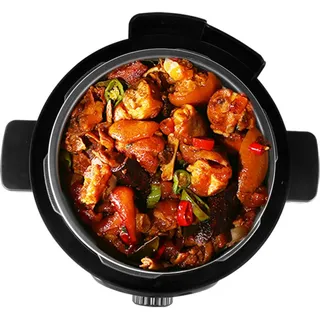 Royalstar Elektrischer Schnellkochtopf, 4L, 6 Garprogramme, auch als Schongarer nutzbar