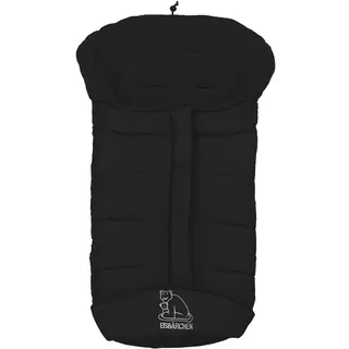 Heitmann-Felle Winterfußsack Eisbärchen schwarz/schwarz