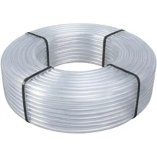 200m HD24 PE-RT 5-Schicht-Sicherheitsrohr 17x2 mm, Heizrohr für Fußbodenheizung, transparent