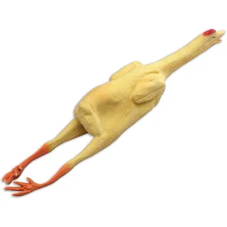 Bristol Novelty GJ036 Gummihuhn Accessoire, Gelb