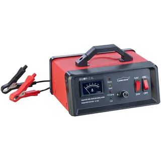 Lescars Ladegerät Auto: Profi-Kfz-Batterieladegerät für Pkw & LKW, 15 A, 15-150 Ah Kapazität (12V Ladegerät, 12 V, Batteriewächter)