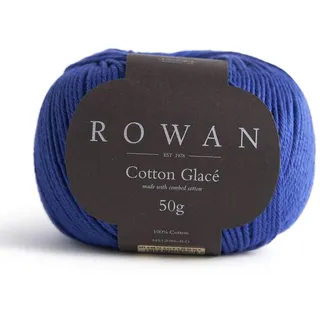 Rowan Cotton Glacé Azurblau, 100% Baumwolle, 50 g