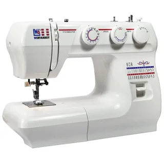 W6 WERTARBEIT N 1235/61 Nähmaschine (Freiarm Super Nutzstich-Nähmaschine (29 Programme)) weiß