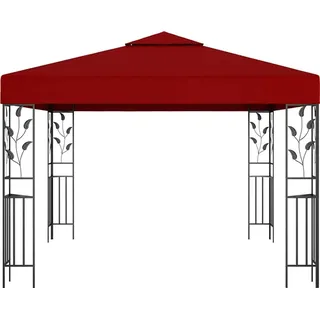 vidaXL Pavillon 3 x 3 m Weinrot