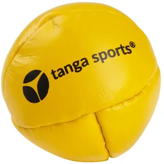 tanga sports® Wurfball aus Leder, 200 g - Gelb