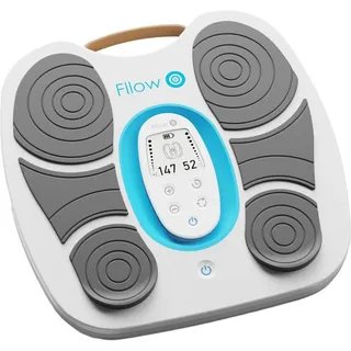 Media Shop Fllow EMS-Tens Fußmassagegerät - Smarte Impulstherapie mit Elektrostimulation zur Durchblutungsförderung - 150 Stufen - kabellos - mit Arthro-Pads