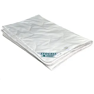 betten-traum-land betten-traum-land Sommerdecke, superleicht, 100 natürliche Lyocell-Tencel-Baumwolle, 135 x 200 cm