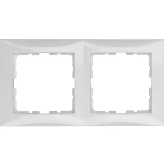 Berker 10128989 Rahmen 2-fach S1 polarweiß