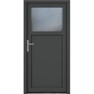 Roro Nebeneingangstür 'Detroit' Kunststoff anthrazit/weiß 980 x 1980 mm links