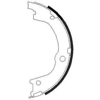 Textar Bremsbackensatz, Feststellbremse