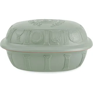 ROMERTOPF Römertopf Bräter 40 Jahre JUBILÄUM Grün für 6 Personen - 3,5 Liter Schmortopf mit Deckel aus Keramik – Zum Schmoren, Braten und Dampfgaren -...