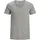 V-Neck Tee in Hellgrau-L