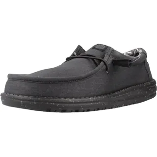 HEYDUDE Wally Canvas Herren Beige/Schwarz 43