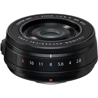 Fujifilm XF 23mm F2,8, schwarz, Pancake-Objektiv, Fujifilm X