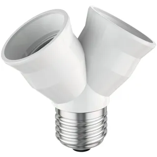 ledscom.de E27 Sockel 2-fach Splitter-Adapter