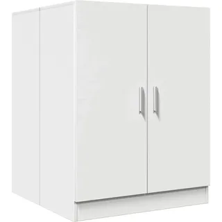 vidaXL Waschmaschinenschrank 71 x 71,5 x 91,5 cm Weiß Spanplatte