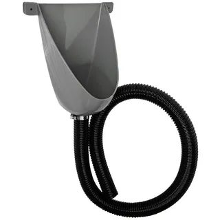 Agande Urinal Urinal Urinalbecken Pissoir Wandurinal Wandpissoir Kunststoff PVC grau
