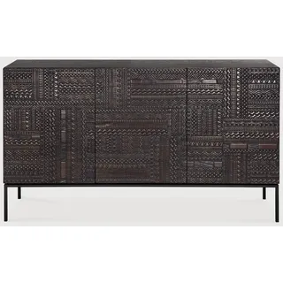 Ethnicraft Tabwa Indoor Anrichte Teakholz Off Black - Schwarz