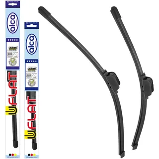 alca® Scheibenwischer-Set passend für VOLVO V40 I (01.1995 - 06.2004) U-FLAT Flachbalkenwischer Frontscheibenwischer