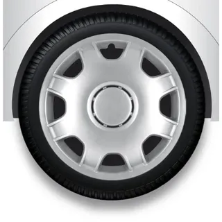 ZentimeX Z732473 Radkappen Radzierblenden universal 14 Zoll Silver