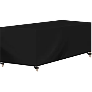 Woltu Abdeckung Rechteckig 170 x 95 x 74 cm Schwarz
