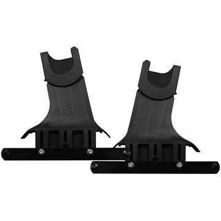 bergsteiger Adapter für Kinderwagen Adapter, für Capri, Venedig & Lugo kompatibel Maxi Cosi und Cybex schwarz
