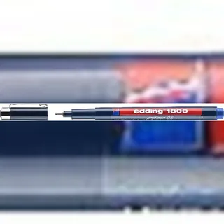 edding 1800 Fineliner blau 0,5 mm, 1 St.