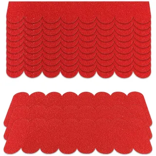 tintoke 53 Stück Mini Dachschindeln, Manufaktur Mini Dachschindeln, Selbstklebende Dachpappe Schindeln,Selbstklebend Dachpappe, Dachschindeln Rund, für Kaninchenställe, Nistkästen und Briefkästen