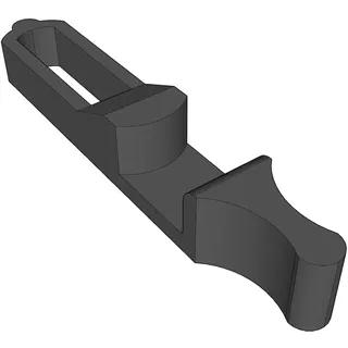 kj-vertrieb Design Fensterstopper/Fensterkeil für Kippfenster und Terassentüren, Farbe:Grau, Anzahl:1 Stück