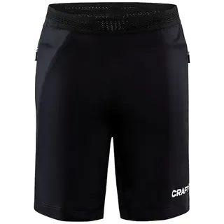 Craft Evolve Zip Pocket Shorts Kinder 999000 black 158/164