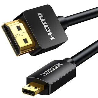 UGREEN 30104 Ugreen Hdmi 3 M Hdmi Typ D Micro Hdmi Typ A (standard) Schwarz