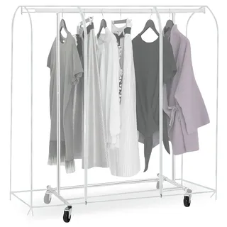 Wasserdichte kleiderständer Schutzhülle: Durchscheinend Kleidersäcke mit Reißverschluss, klare transparente Kleiderständer Abdeckung Mit Reißverschluss Kleiderständer (130 * 50 * 150cm)