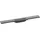 700 mm brushed black chrome