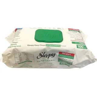 sleepy easy clean Oberflächenreinigungstücher - Grün (100 Tücher)