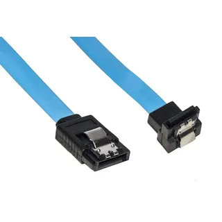 LINK Internes Kabel SATA III 30 cm Stecker 90° mit Metallklemme