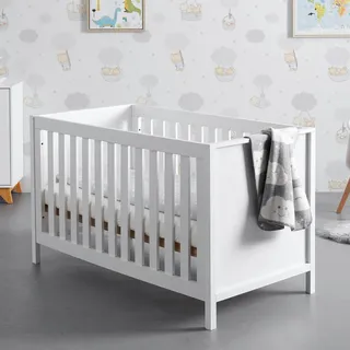Bessagi Kids Gitterbett Maria Weiß 70 x 140 cm