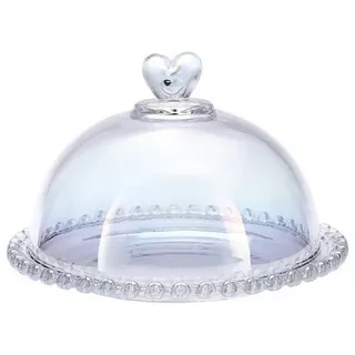 KARACA Rory Tortenheber 19 cm - Eleganter Kuchenservierer aus Hochwertigem Glas für Besondere Anlässe - Stilvolles Servieren von Kuchen