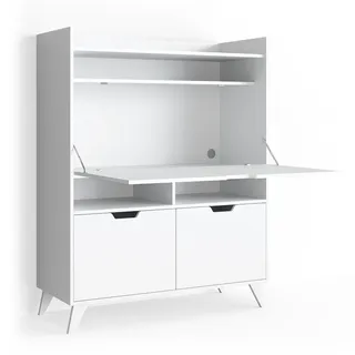 Vicco Schreibtisch Berdi Weiß, Schranktisch