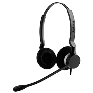 JABRA Biz 2300 QD Duo Headset On-Ear - Schwarz