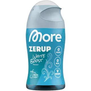More Zerup - Getränkesirup ohne Zucker - White Boost - 7 x 65 ml