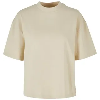 URBAN CLASSICS Ladies Organic Heavy Slit Tee in Beige, Größe M