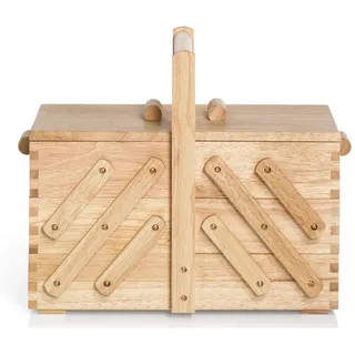 Prym Nähkasten M 612546 aus hellem Holz Beige/Braun